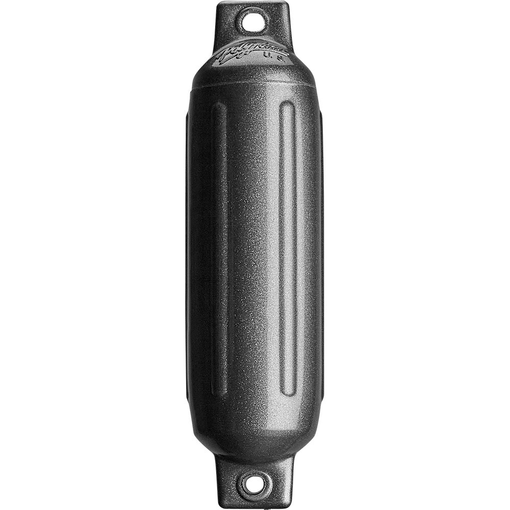 Polyform G - 1 Twin Eye Fender 3.5" x 12.8" - Metallic Graphite - Get Tight Gear