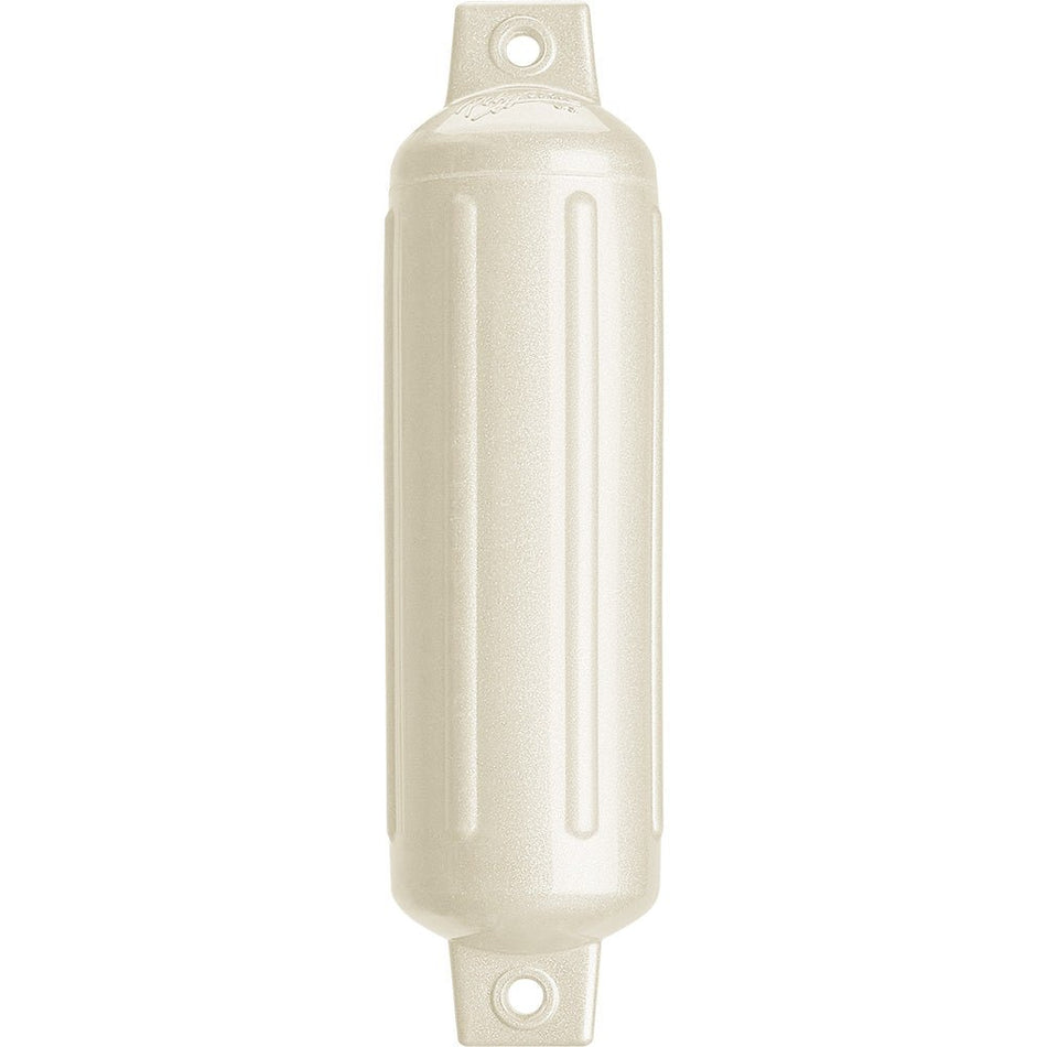 Polyform G - 2 Twin Eye Fender 4.5" x 15.5" - Metallic White - Get Tight Gear