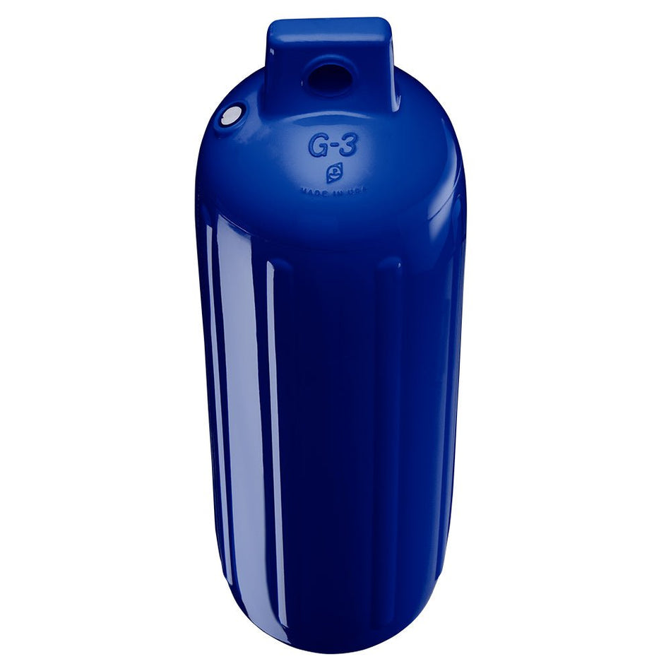 Polyform G - 3 Twin Eye Fender 5.5" x 19" - Cobalt Blue w/Adapter - Get Tight Gear