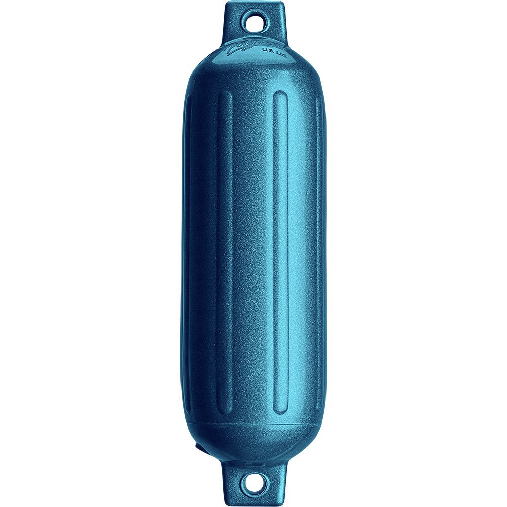Polyform G - 3 Twin Eye Fender 5.5" x 19" - Metallic Blue - Get Tight Gear