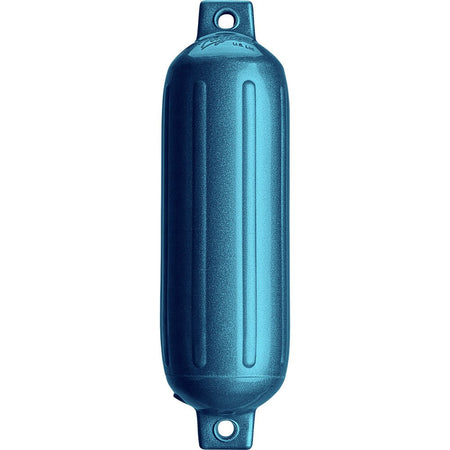 Polyform G - 3 Twin Eye Fender 5.5" x 19" - Metallic Blue - Get Tight Gear