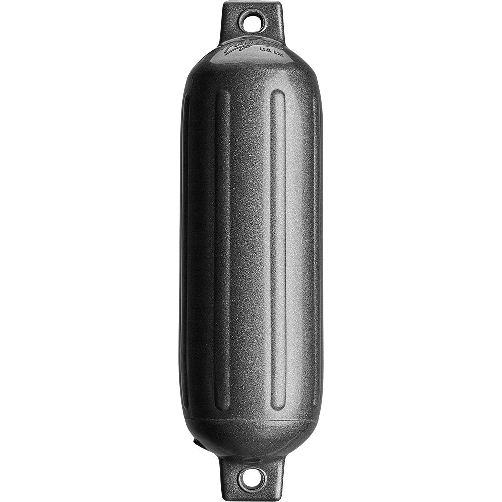 Polyform G - 3 Twin Eye Fender 5.5" x 19" - Metallic Graphite - Get Tight Gear