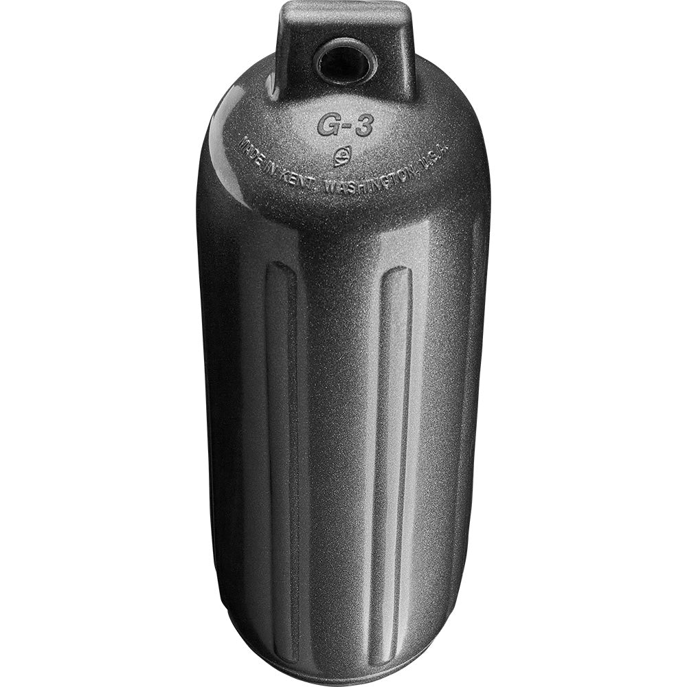 Polyform G - 3 Twin Eye Fender 5.5" x 19" - Metallic Graphite - Get Tight Gear