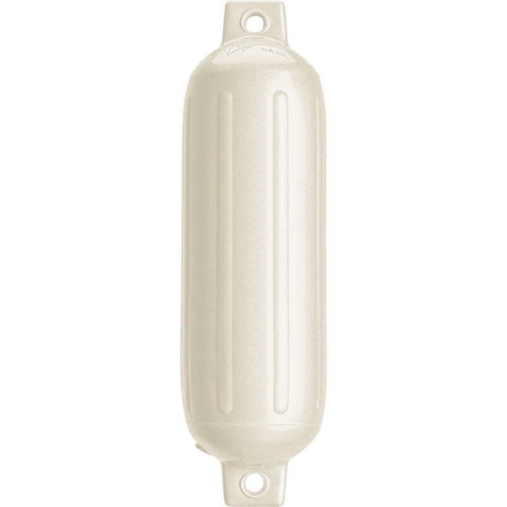 Polyform G - 3 Twin Eye Fender 5.5" x 19" - Metallic White - Get Tight Gear