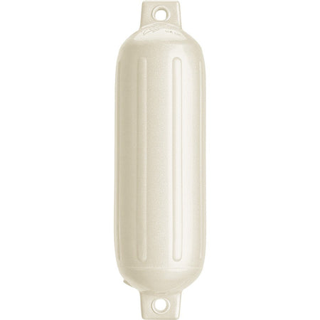 Polyform G - 3 Twin Eye Fender 5.5" x 19" - Metallic White - Get Tight Gear