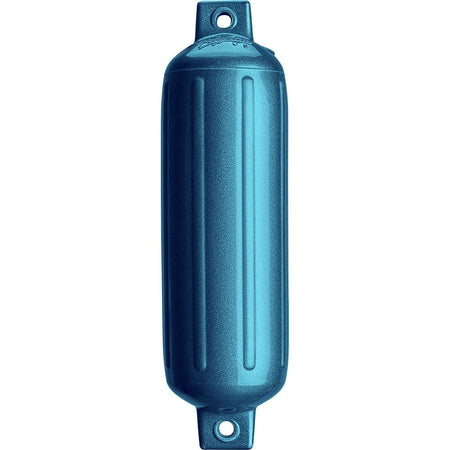Polyform G - 4 Twin Eye Fender 6.5" x 22" - Metallic Blue - Get Tight Gear