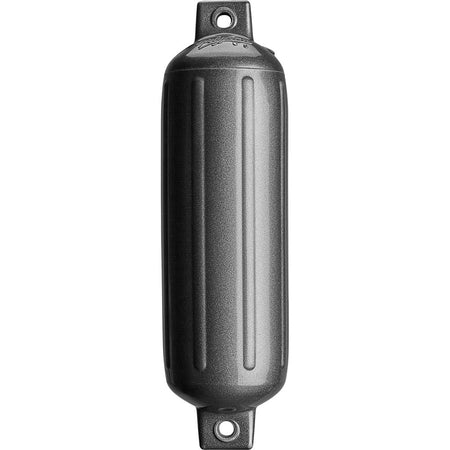 Polyform G - 4 Twin Eye Fender 6.5" x 22" - Metallic Graphite - Get Tight Gear