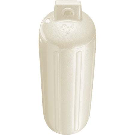 Polyform G - 4 Twin Eye Fender 6.5" x 22" - Metallic White - Get Tight Gear