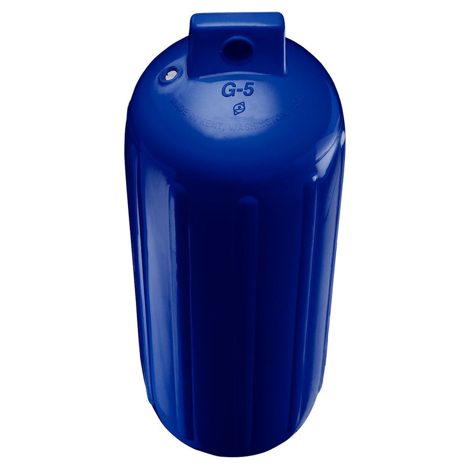 Polyform G - 5 Twin Eye Fender 8.8" x 26.8" - Cobalt Blue w/Adapter - Get Tight Gear