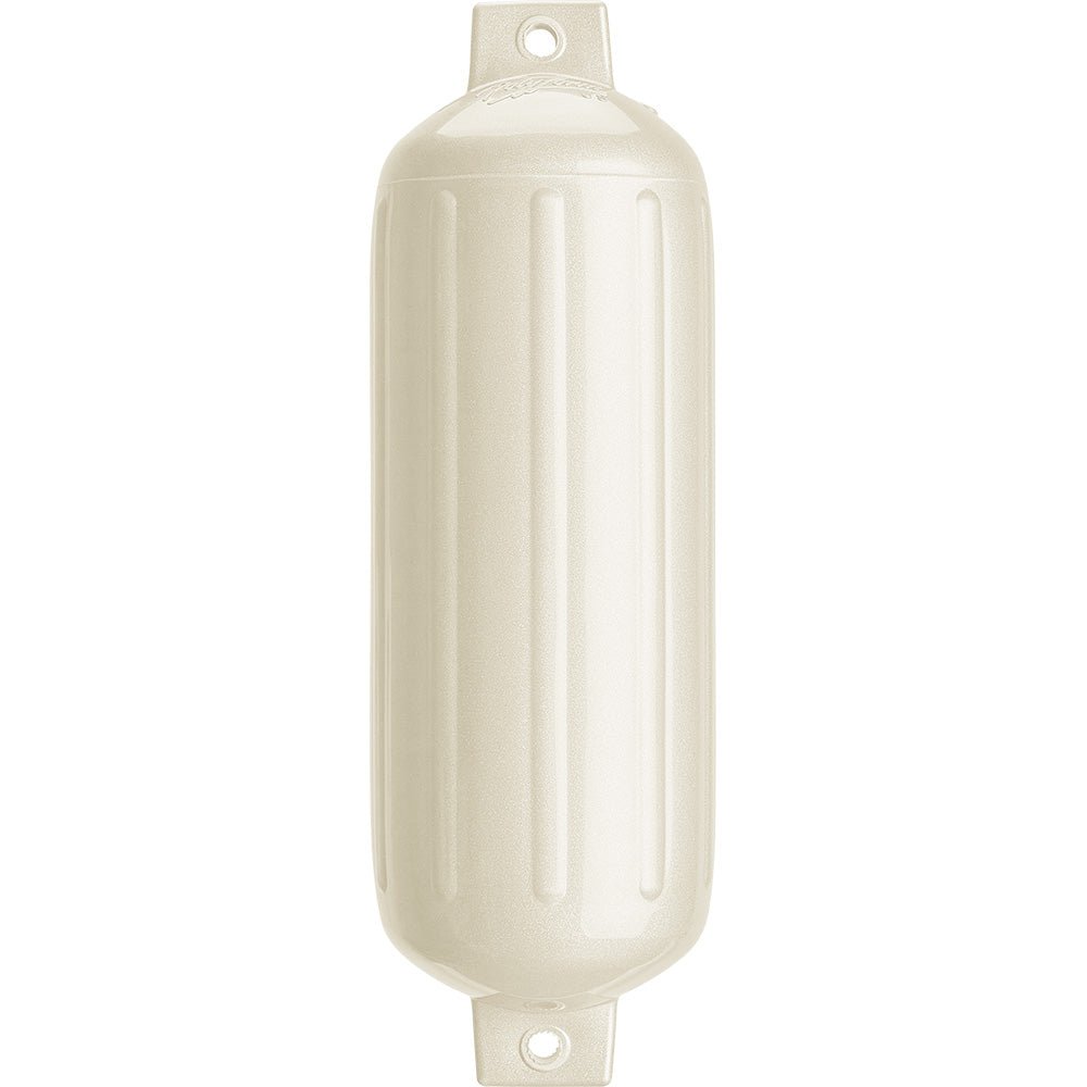 Polyform G - 5 Twin Eye Fender 8.8" x 26.8" - Metallic White - Get Tight Gear