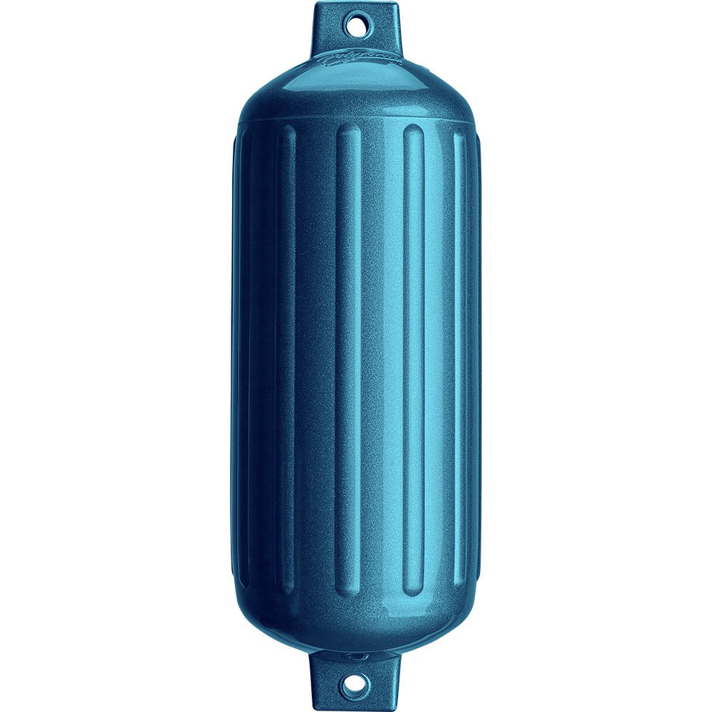 Polyform G - 6 Twin Eye Fender 11" x 30" - Metallic Blue - Get Tight Gear