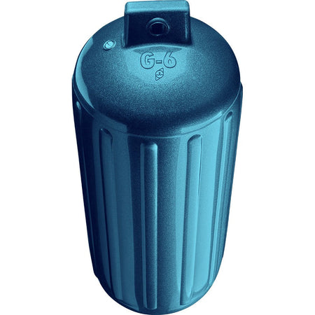 Polyform G - 6 Twin Eye Fender 11" x 30" - Metallic Blue - Get Tight Gear