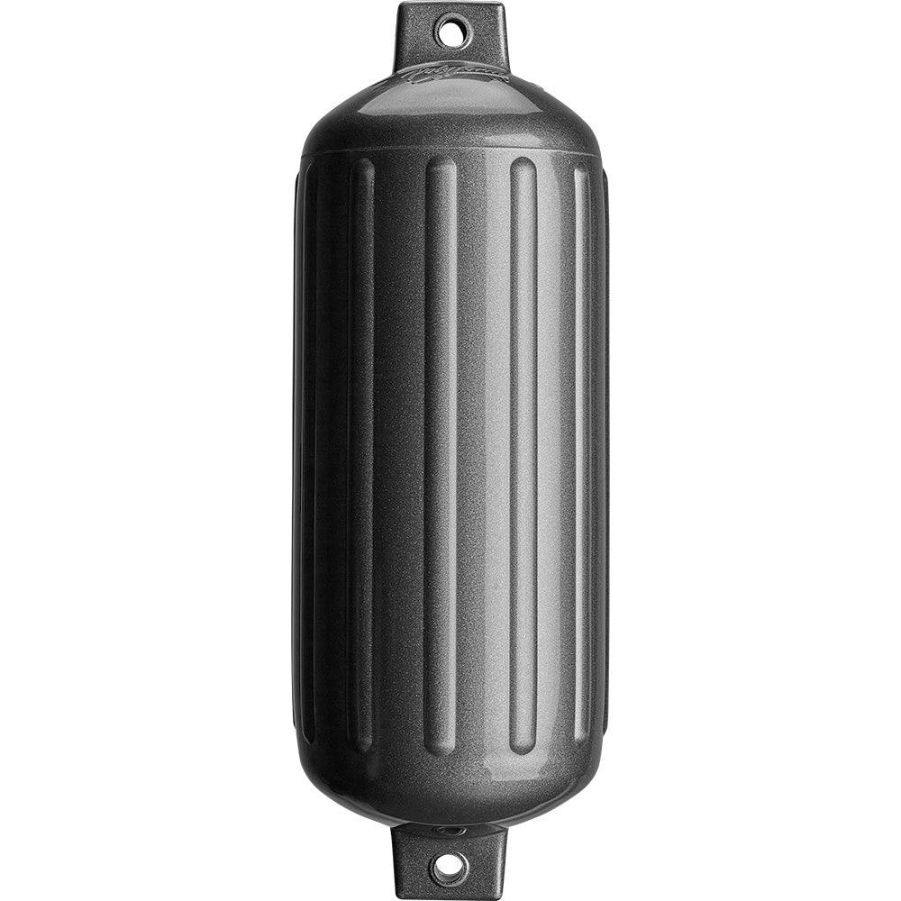 Polyform G - 6 Twin Eye Fender 11" x 30" - Metallic Graphite - Get Tight Gear