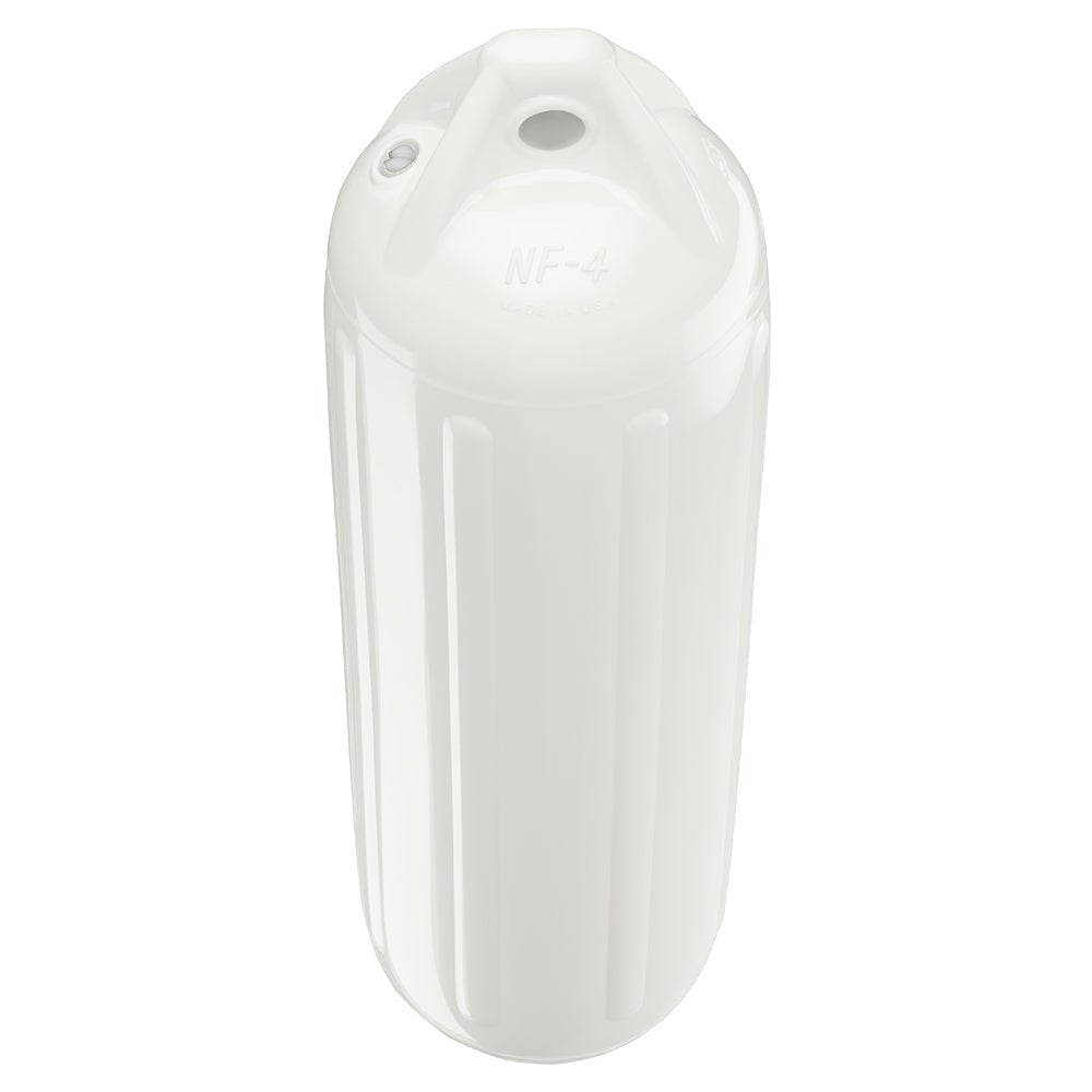 Polyform NF - 4 Heavy Duty Twin Eye Fender 6.4" X 21.6" - White - Get Tight Gear