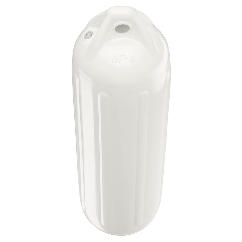 Polyform NF - 4 Heavy Duty Twin Eye Fender 6.4" X 21.6" - White - Get Tight Gear