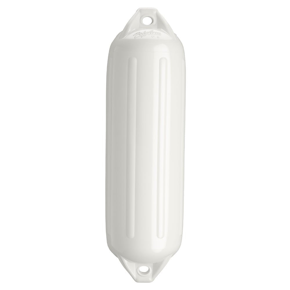 Polyform NF - 4 Heavy Duty Twin Eye Fender 6.4" X 21.6" - White - Get Tight Gear