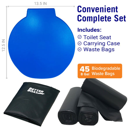 Portable Bucket Toilet Seat Set - Get Tight Gear