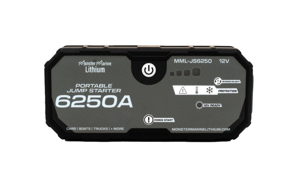 Portable Lithium Jump Starter 6250A - Get Tight Gear