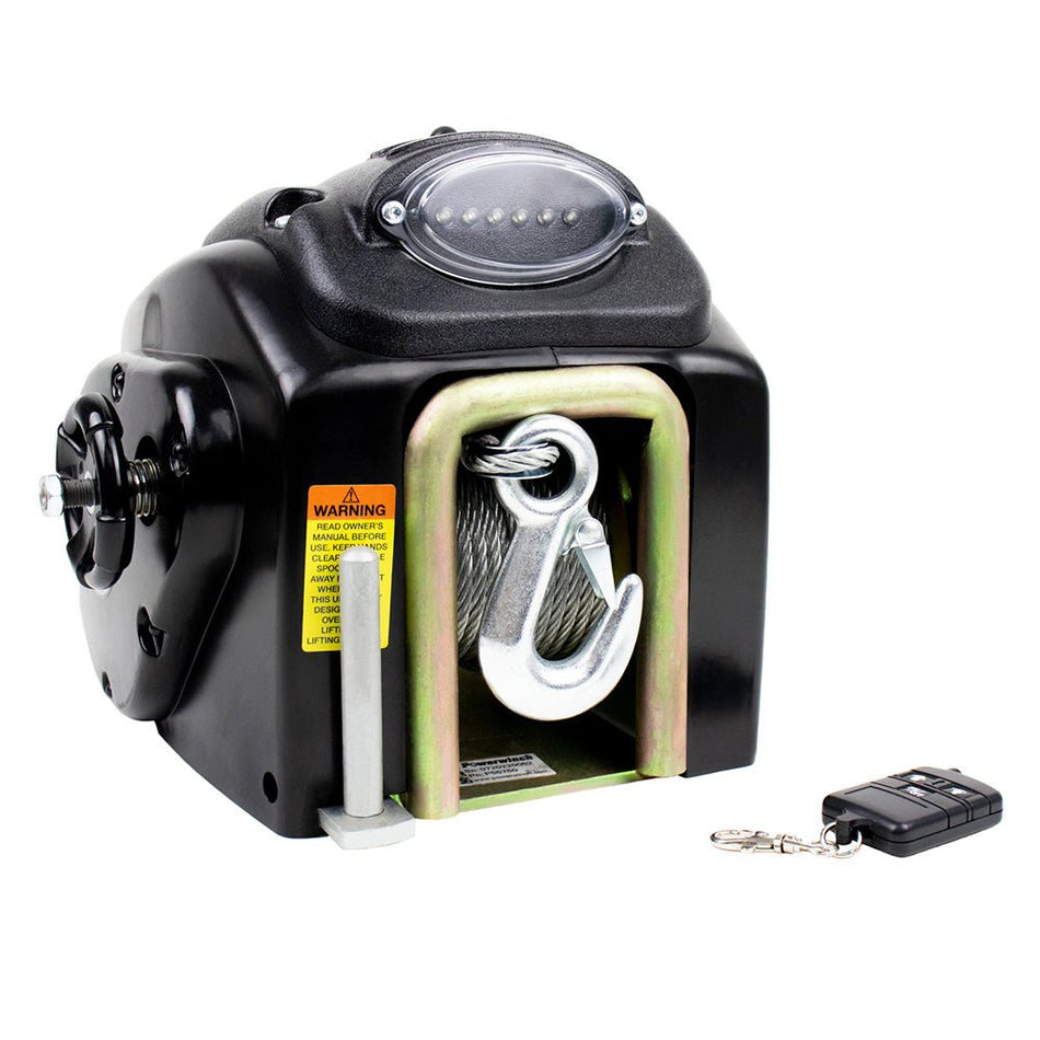 Powerwinch RC23 Trailer Winch w/20' Strap - Get Tight Gear