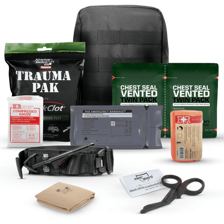 Premium IFAK Trauma Kit – Trauma Pak, Chest Seal & Tourniquet - Get Tight Gear