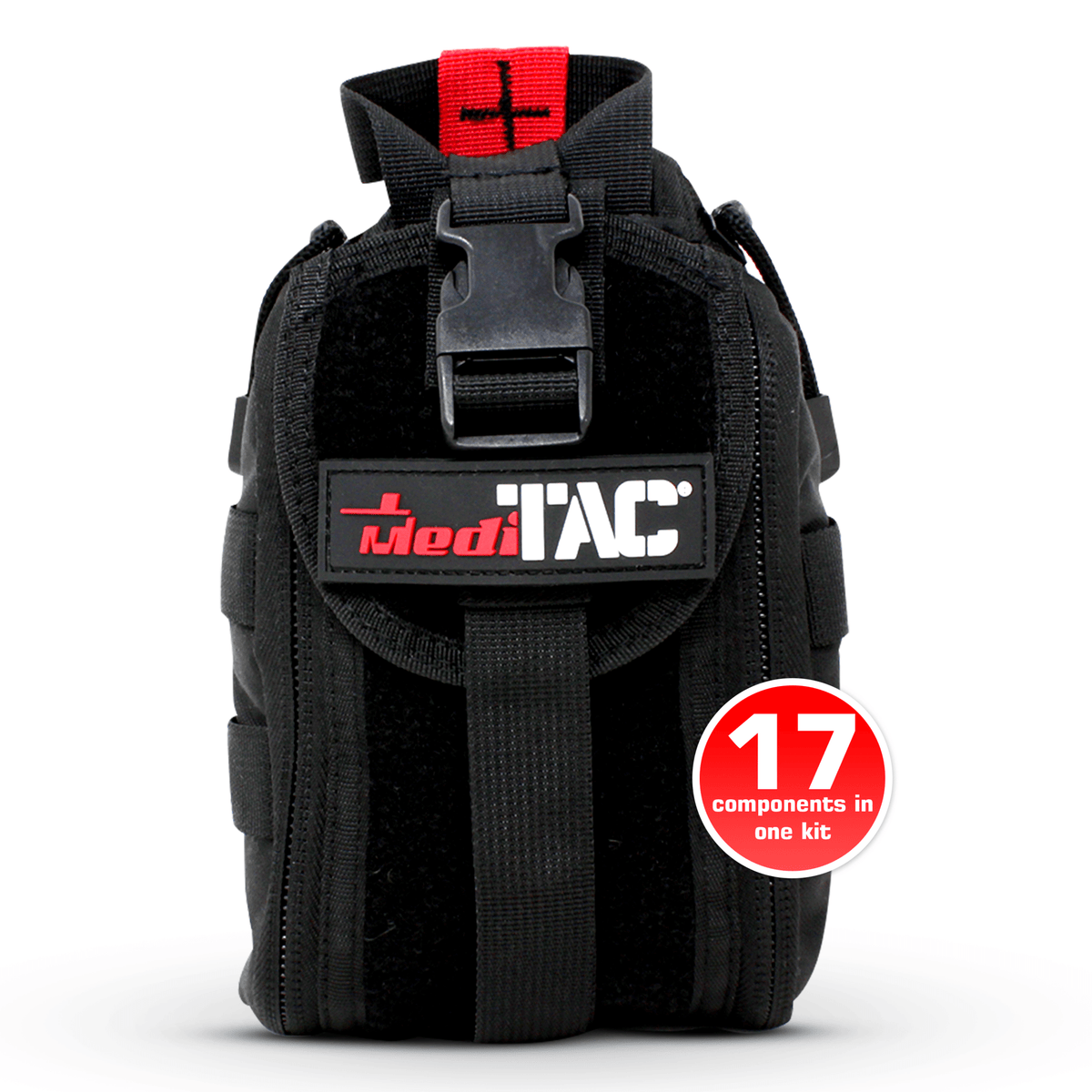 Premium Tactical IFAK Kit w Rip - Away Velcro, SOF Tourniquet & CELOX - Get Tight Gear