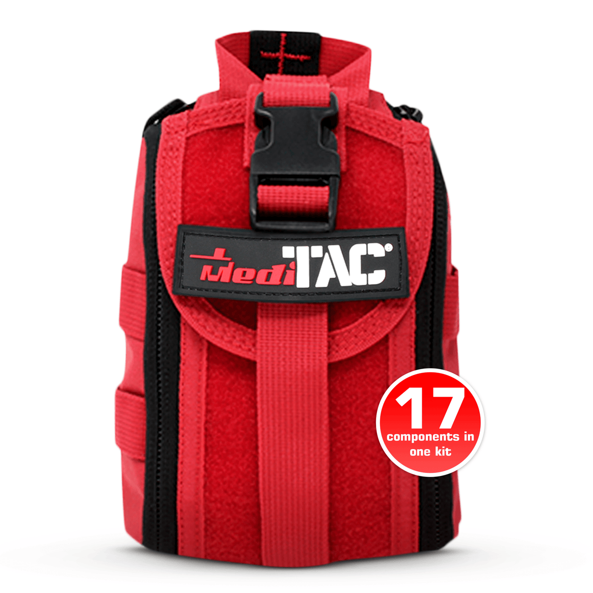 Premium Tactical IFAK Kit w Rip - Away Velcro, SOF Tourniquet & CELOX - Get Tight Gear