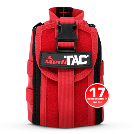 Premium Tactical IFAK Kit w Rip - Away Velcro, SOF Tourniquet & CELOX - Get Tight Gear