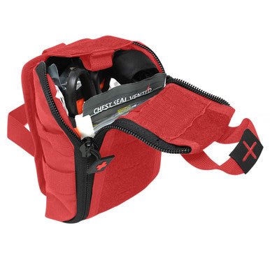 Premium Tactical IFAK Kit w Rip - Away Velcro, SOF Tourniquet & CELOX - Get Tight Gear