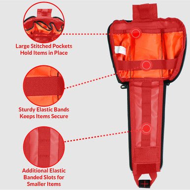 Premium Tactical IFAK Kit w Rip - Away Velcro, SOF Tourniquet & CELOX - Get Tight Gear