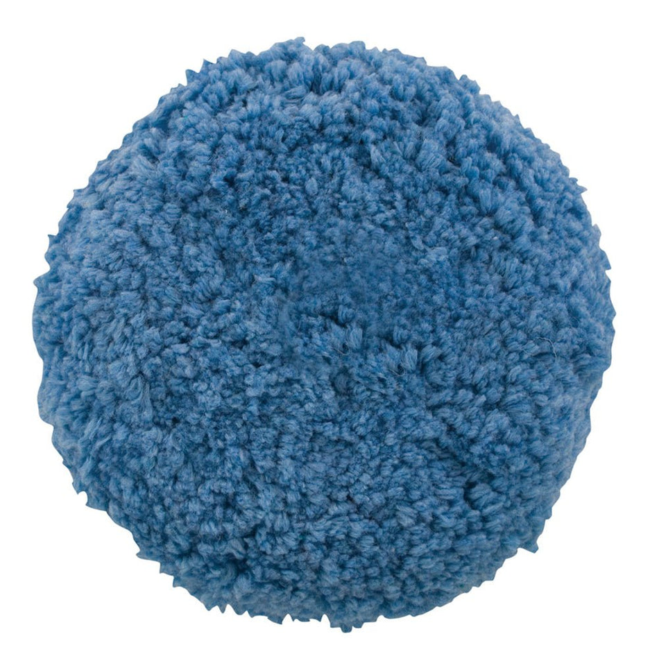 Presta Blue Blended Wool Medium Cutting Pad - 9" Screw - On Pad - Get Tight Gear
