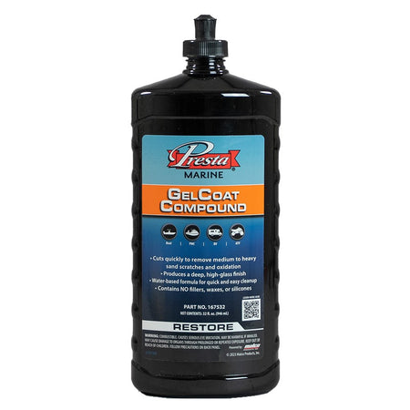 Presta Gel Coat Compound - 32 fl oz - Get Tight Gear
