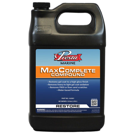 Presta MaxComplete Compound - 1 - Gallon - Get Tight Gear