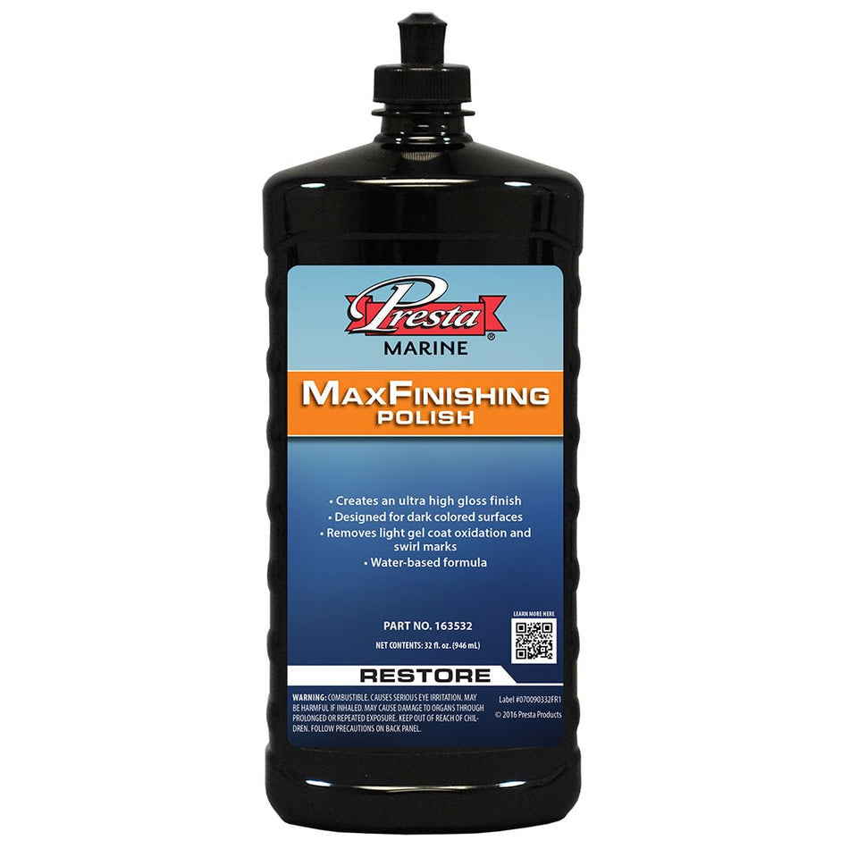 Presta MaxFinishing Polish - 32oz - Get Tight Gear