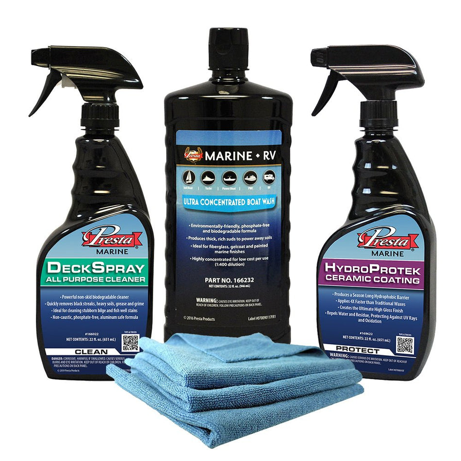 Presta New Boat Owner Cleaning Kit - Get Tight Gear