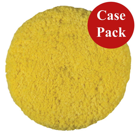 Presta Rotary Blended Wool Buffing Pad - Yellow Medium Cut - *Case of 12* - Get Tight Gear