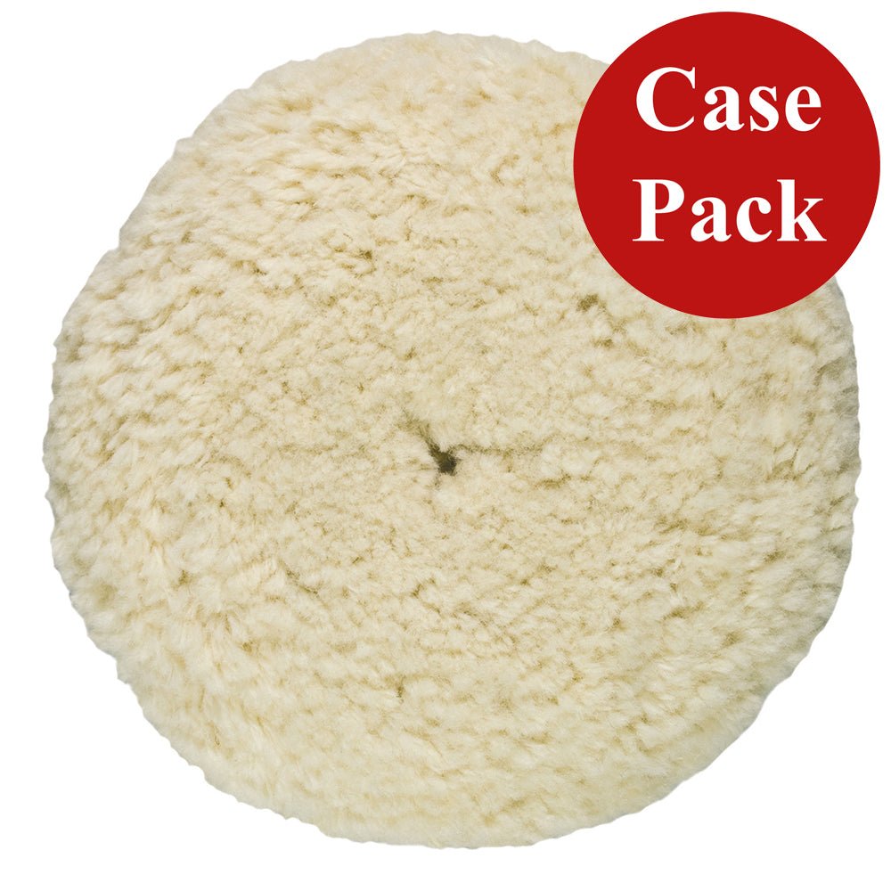 Presta Rotary Wool Buffing Pad - White Heavy Cut - *Case of 12* - Get Tight Gear