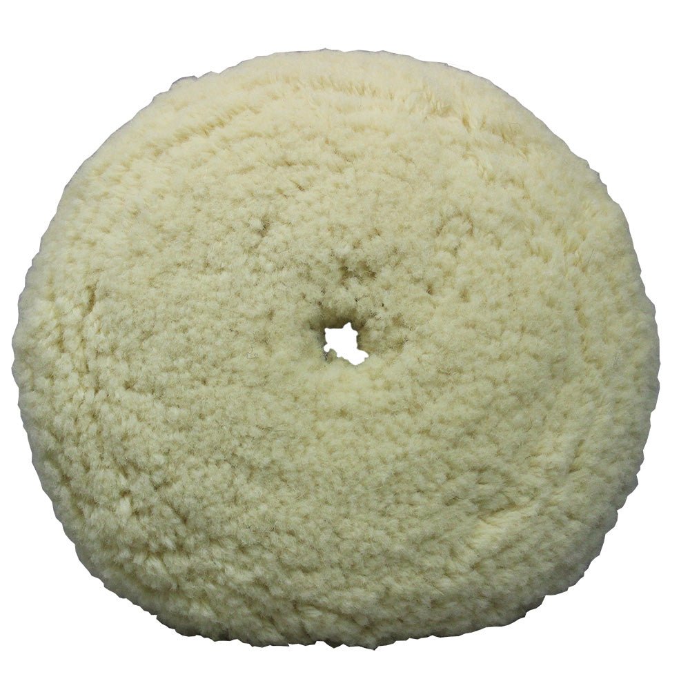 Presta White Wool Aggressive Cutting Pad - 9" - Get Tight Gear