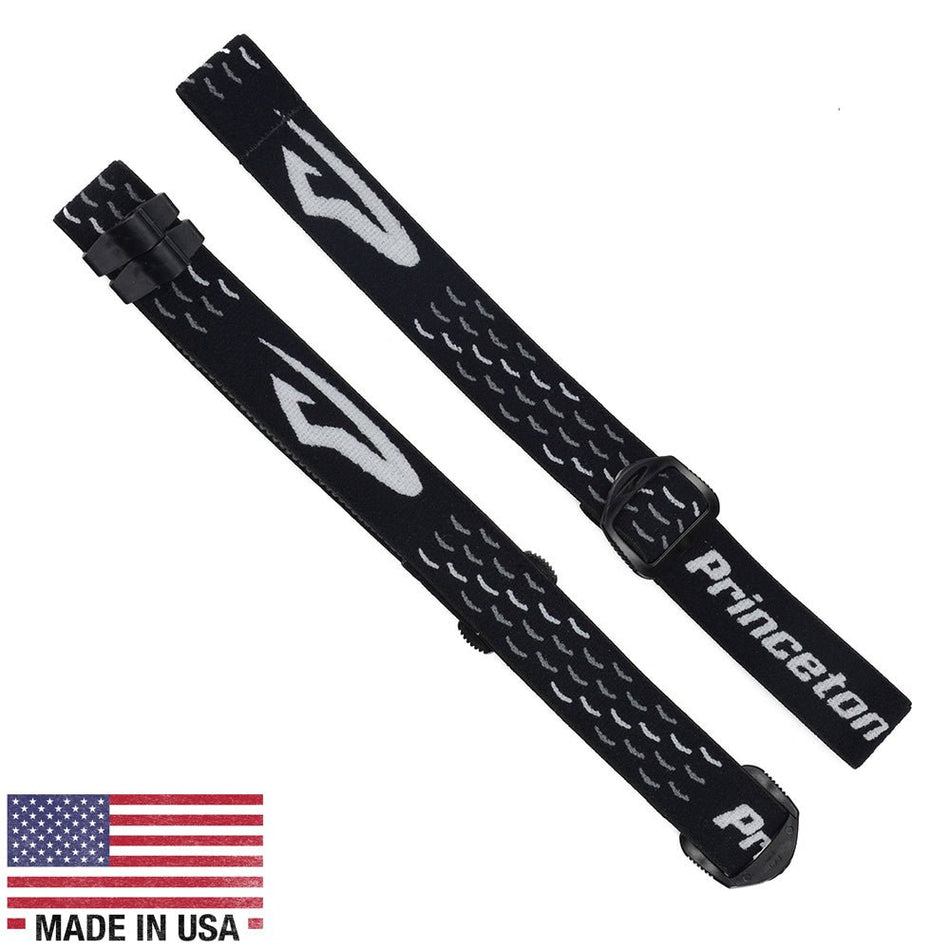 Princeton Tec 1" APEX Head & Crown Strap - Black - Get Tight Gear