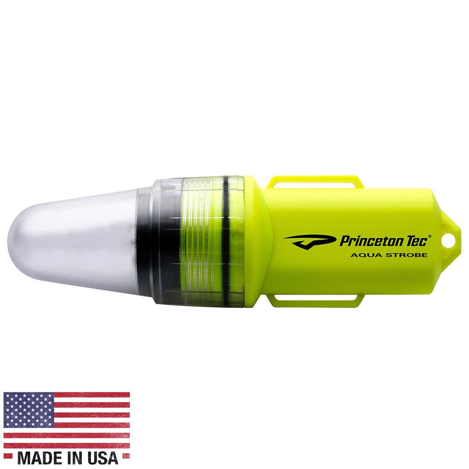Princeton Tec Aqua Strobe LED - Neon Yellow - Get Tight Gear
