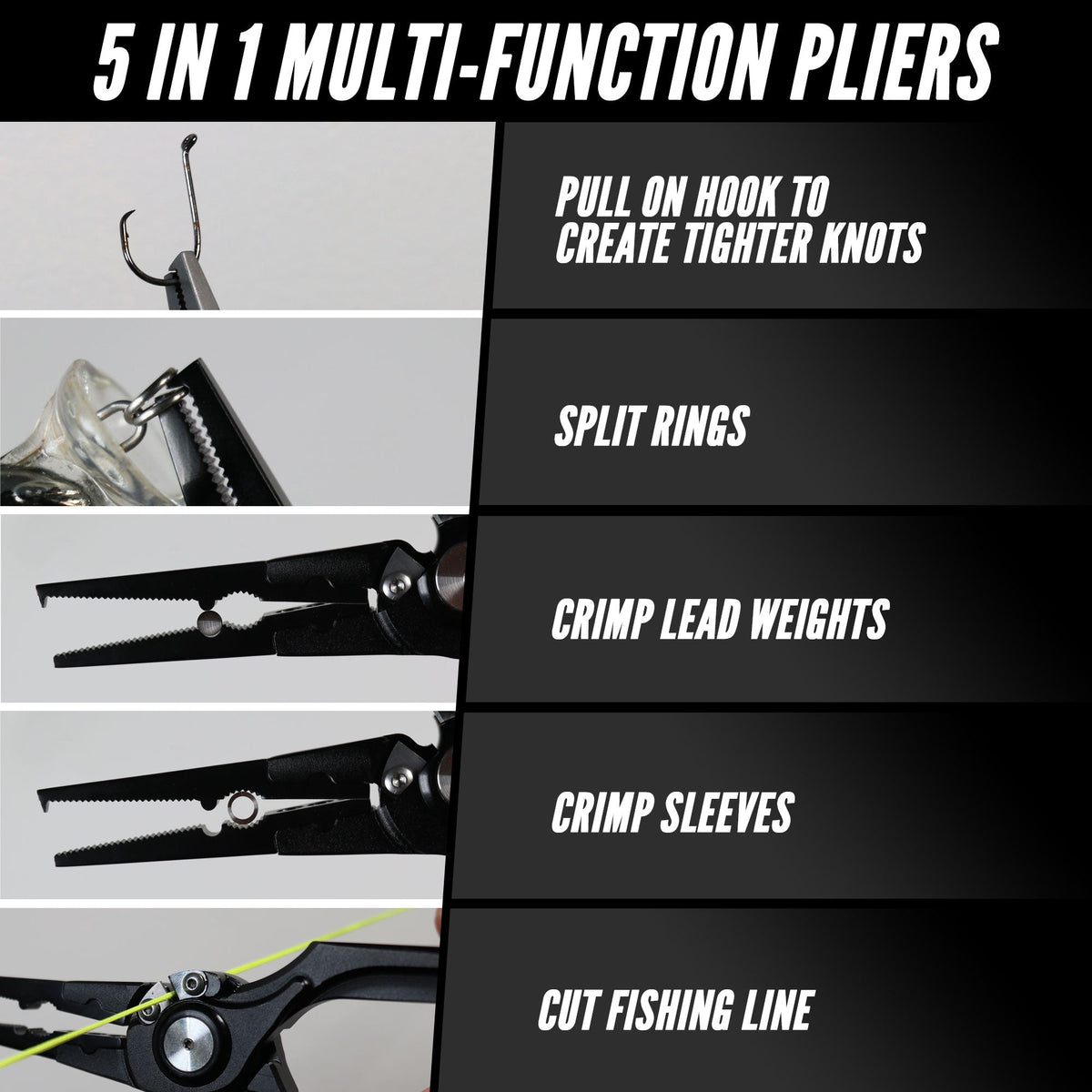 Pro Aluminum Series 8" Inch Pliers - Get Tight Gear