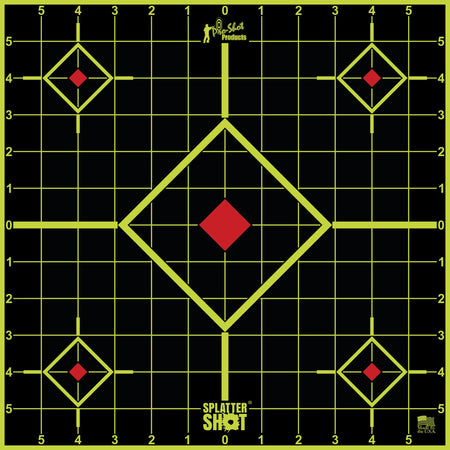 PRO - SHOT TARGET 12 GRN SIGHT - IN 5PK - Get Tight Gear