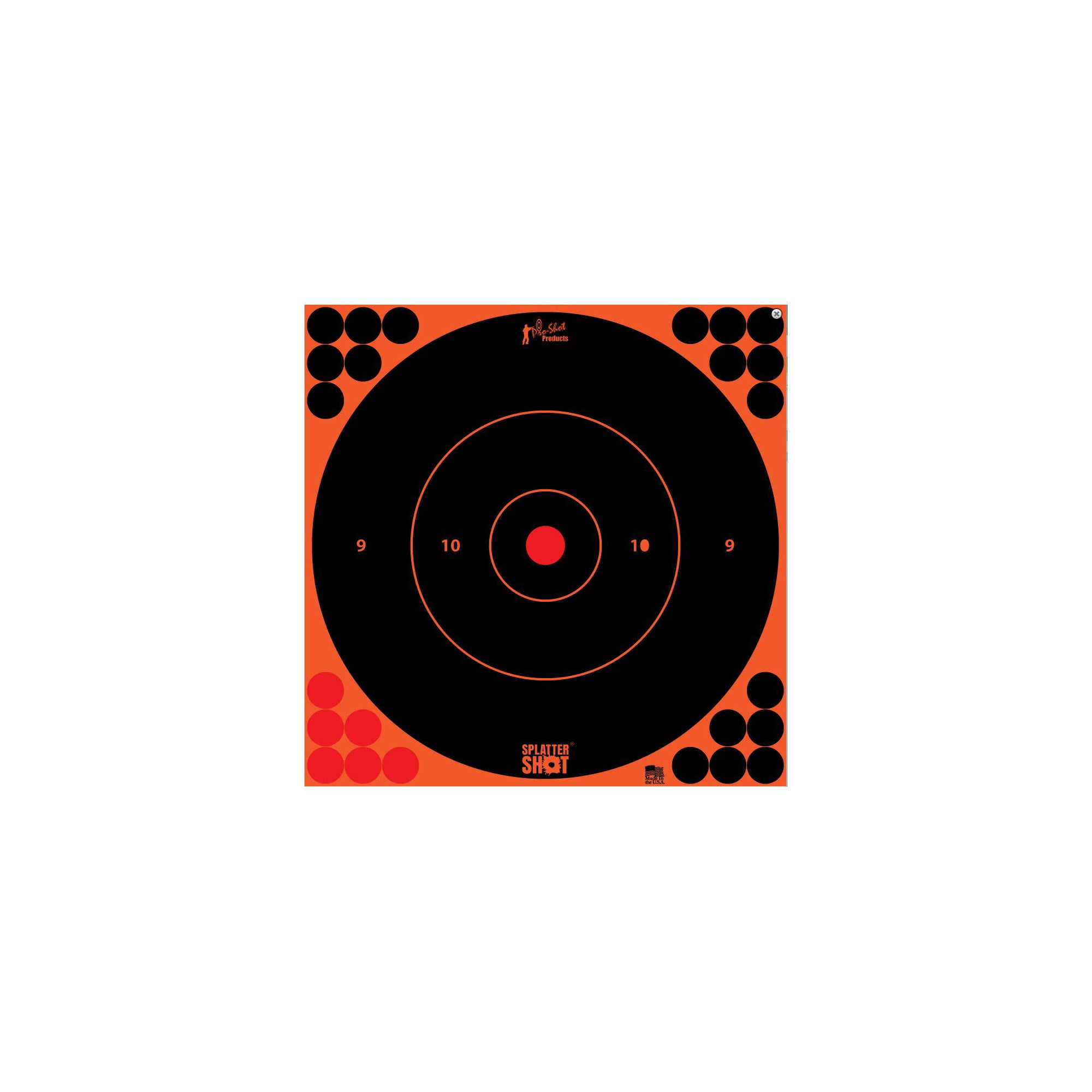 PRO - SHOT TARGET 12 ORN BULLSEYE 5PK - Get Tight Gear