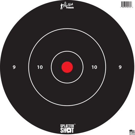 PRO - SHOT TARGET 12 WHT BULLSEYE 5PK - Get Tight Gear