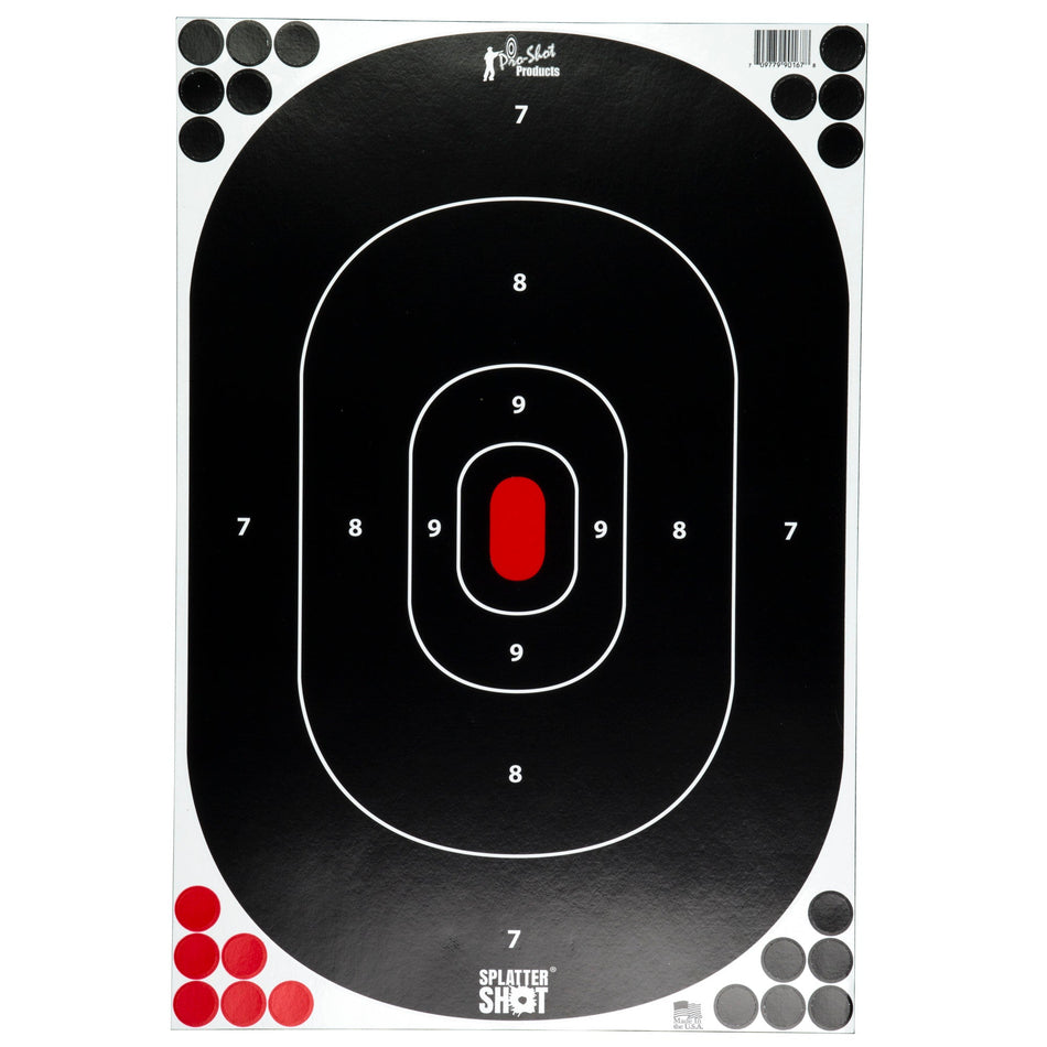 PRO - SHOT TARGET 12X17 SILH P&S 5PK - Get Tight Gear