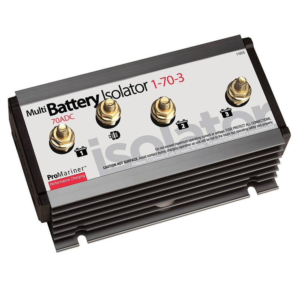ProMariner Battery Isolator - 1 Alternator - 3 Battery - 70 AMP - Get Tight Gear