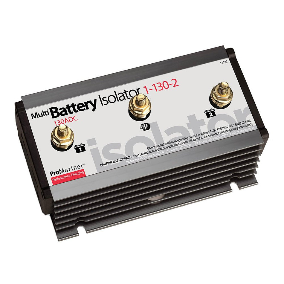 ProMariner Battery Isolator - 130 AMP - 1 Alternator - 2 Battery - Get Tight Gear