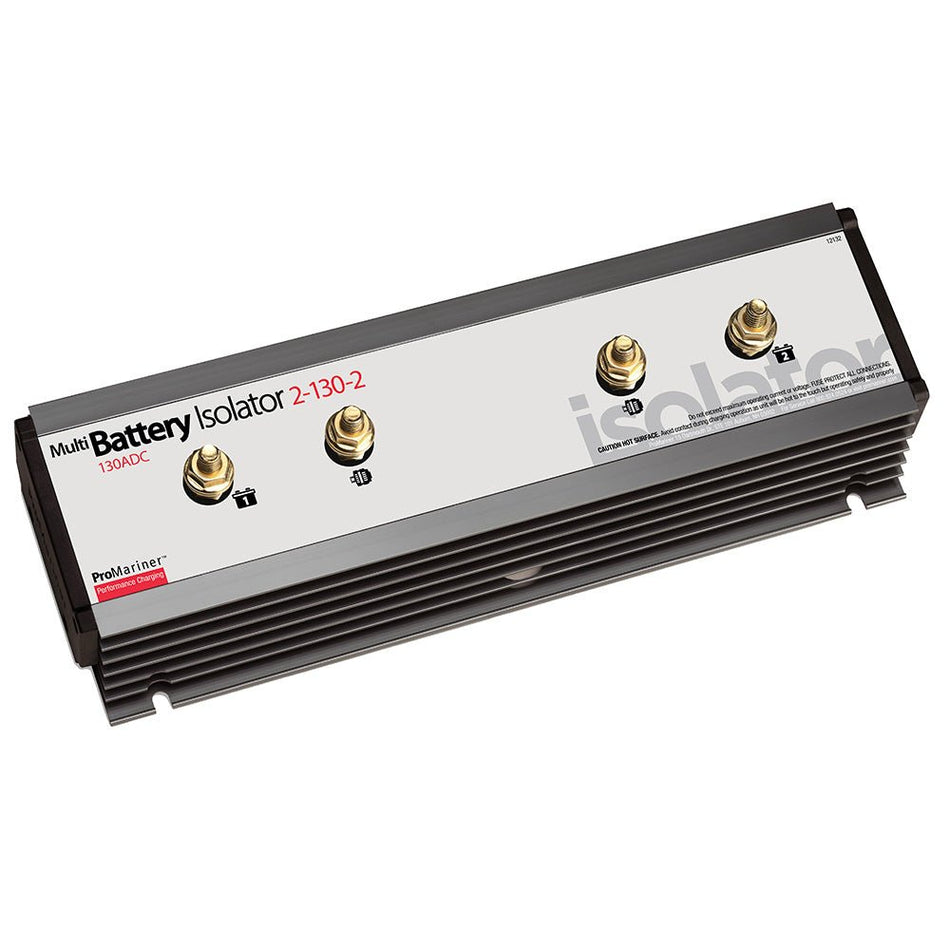 ProMariner Battery Isolator - 130 AMP - 2 Alternator - 2 Battery - Get Tight Gear
