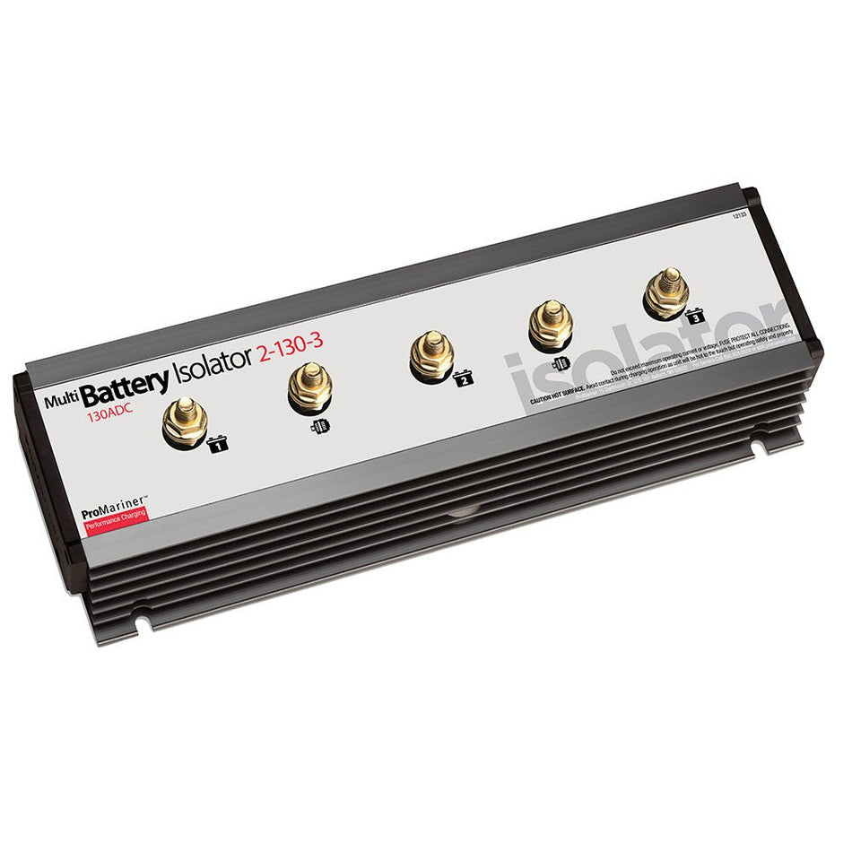 ProMariner Battery Isolator - 130 AMP - 2 Alternator - 3 Battery - Get Tight Gear