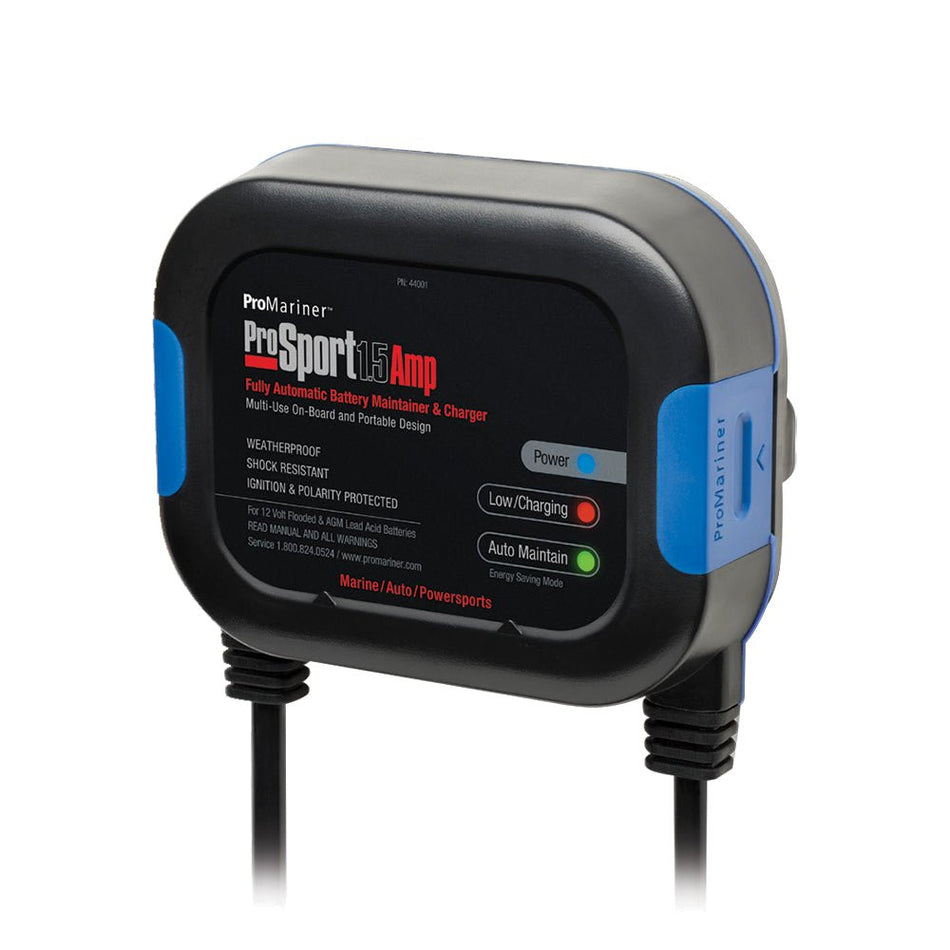 ProMariner ProSport 1.5A Multi - Use Maintainer - 120V - 1 - Bank - Get Tight Gear