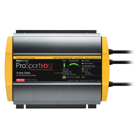 ProMariner ProSportHD 12 Global Gen 4 - 12 Amp - 2 Bank Battery Charger - Get Tight Gear